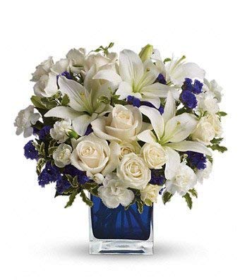 Blue Sympathy Bouquet Arrangement