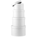 4-Piece Round Gift Box Set with Lids