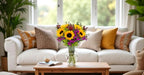 Wildflower Bouquet with Vase Gift Set