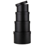 4-Piece Round Gift Box Set with Lids
