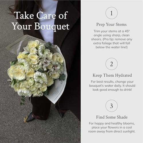 Fresh Dove Bouquet for Delivery