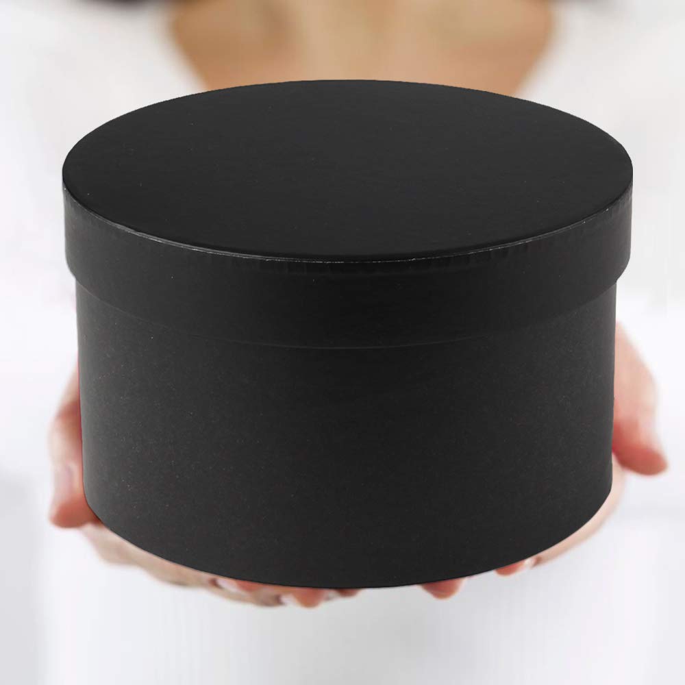 4-Piece Round Gift Box Set with Lids