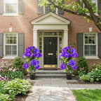 2-Pack Artificial Hydrangea Topiary Plants