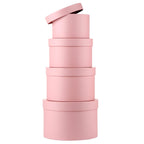 4-Piece Round Gift Box Set with Lids