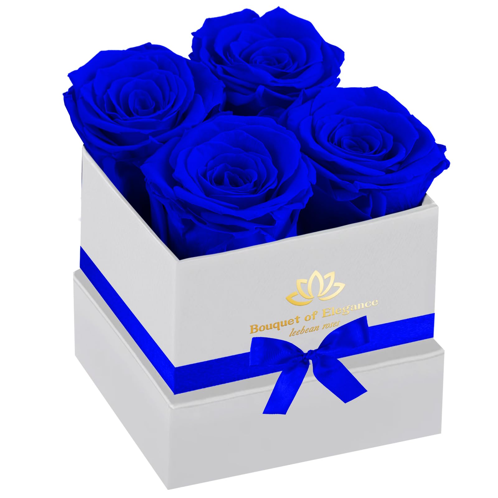 Leebean Forever Flowers Roses in A Box,Real Preserved Flowers,Preserved Roses,Preserved Flowers