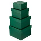 4-Piece Round Gift Box Set with Lids