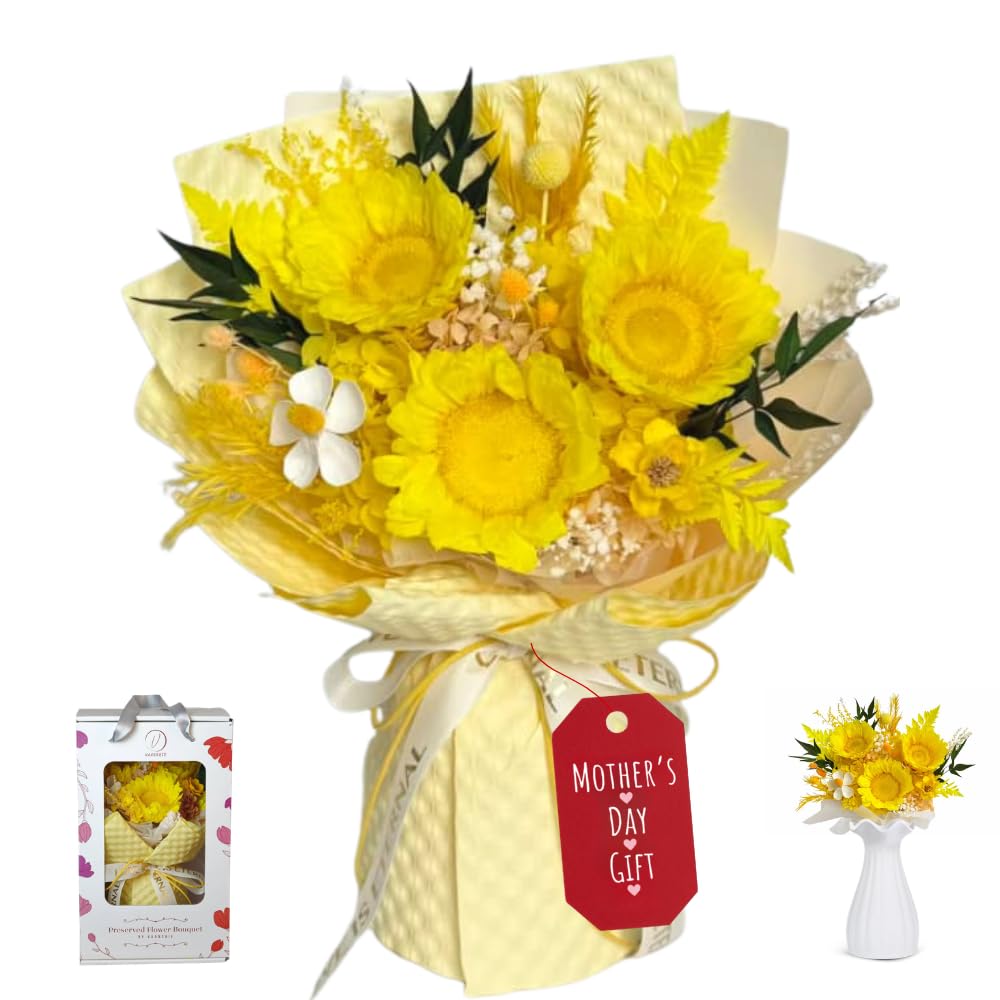 Vaanshie Premium Preserved Flower Bouquet Ideal for Mother's Day Gifting