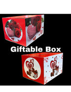 Valentine’s Chocolate & Rose Gift Box