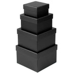 4-Piece Round Gift Box Set with Lids