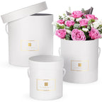 3-Piece Round Nesting Gift Box Set for Flower Arrangements
