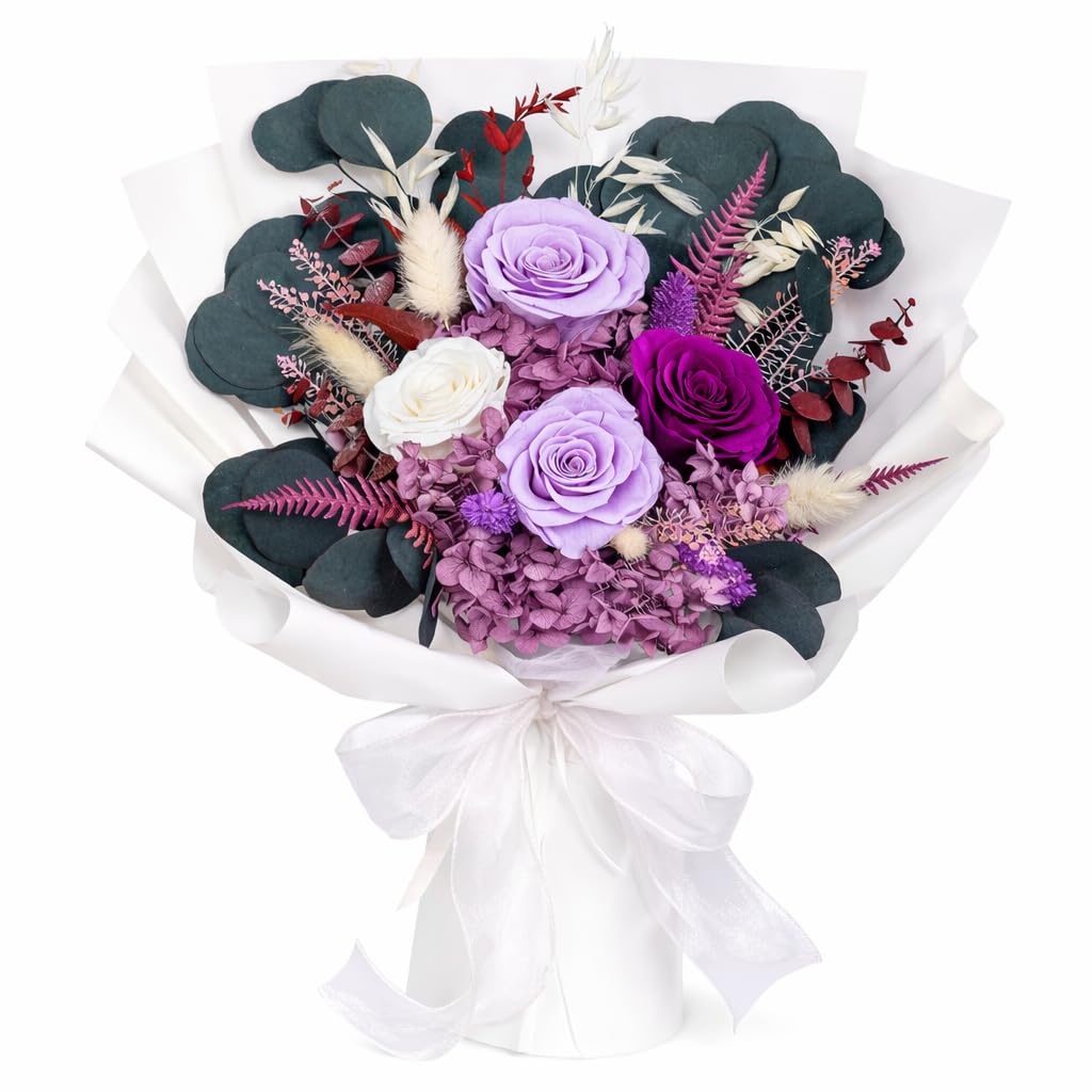 Bonsion Christmas Flowers Bouquets Gifts for Women