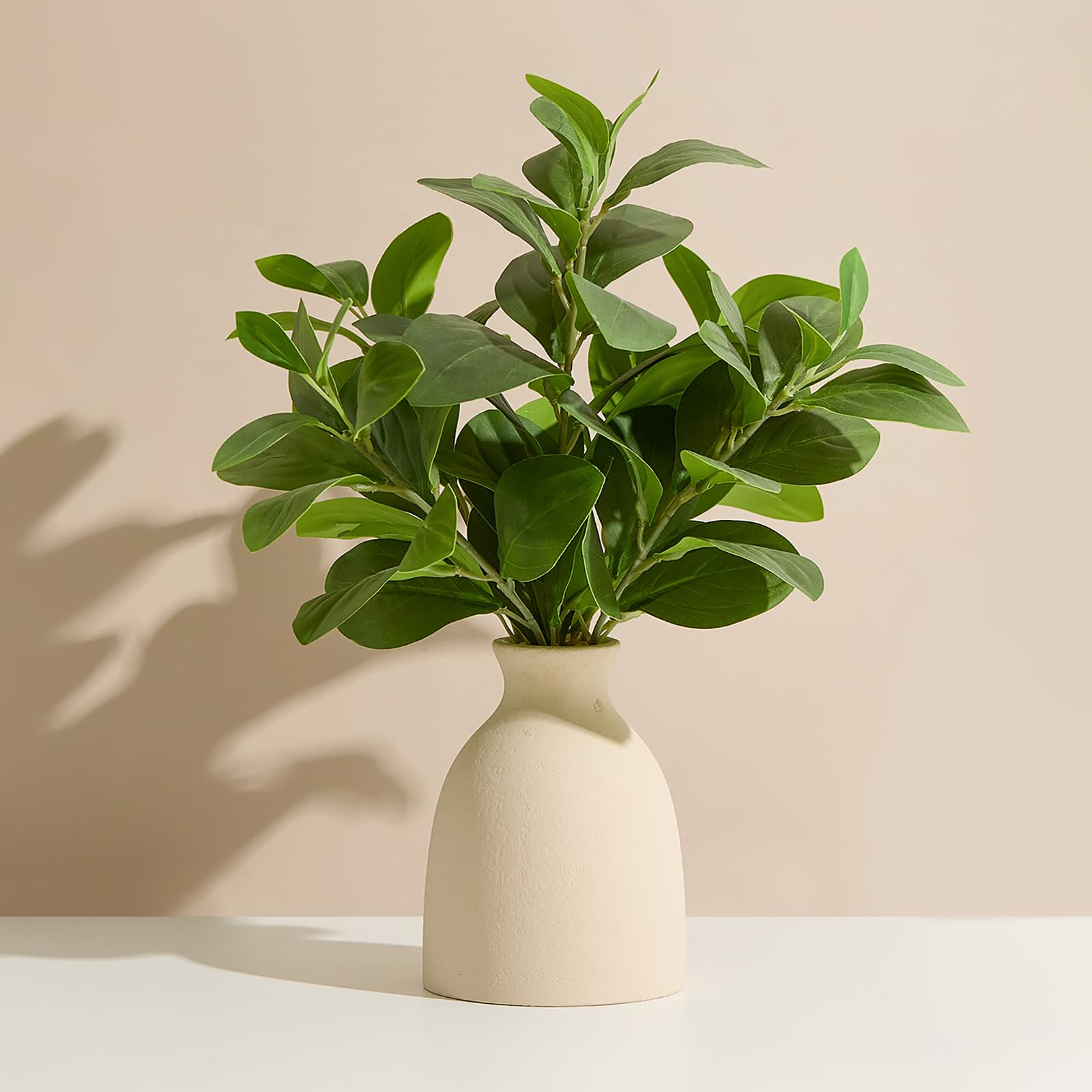 Artificial Eucalyptus Plant with Vase Decor