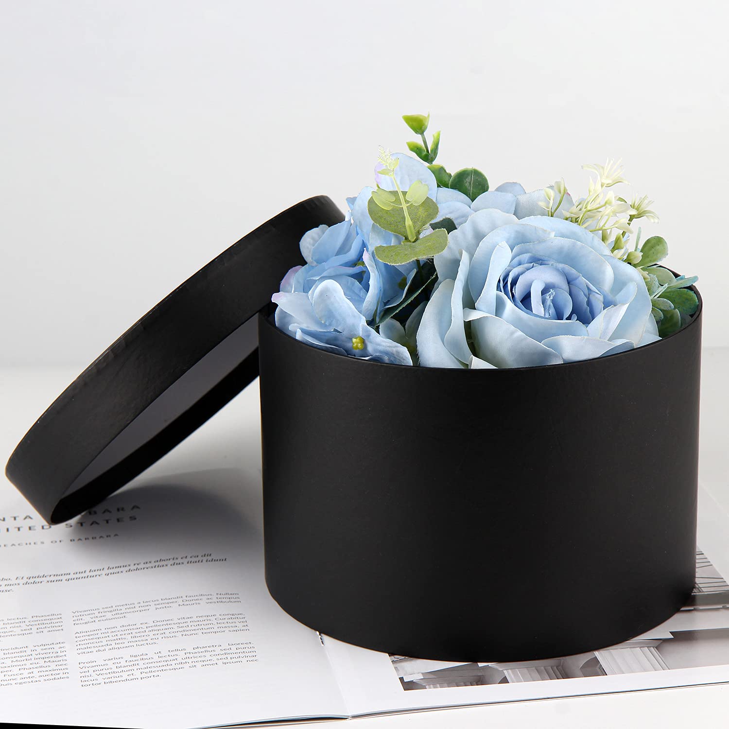 4-Piece Round Gift Box Set with Lids