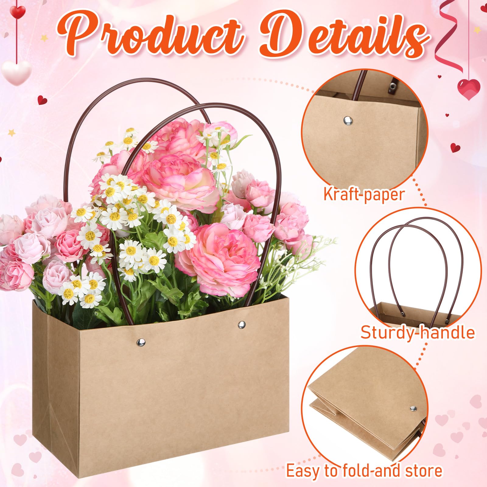 6-Set Flower Gift Boxes with Floral Foam Blocks