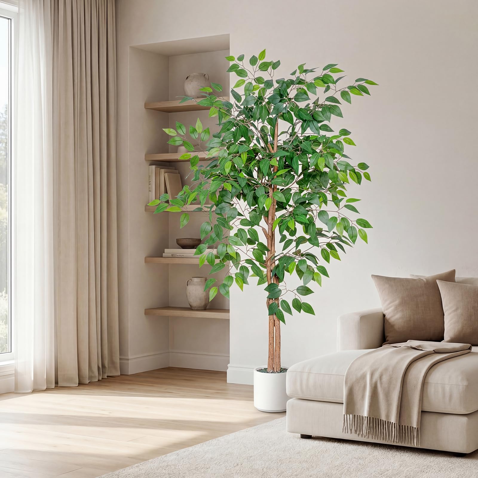 Artificial Ficus Tree 5FT 6FT Tall