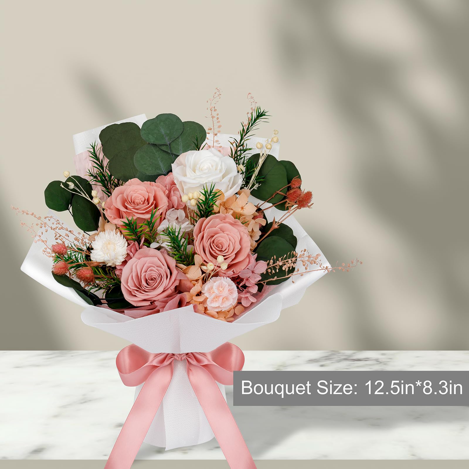 Perfectione Roses Preserved Flowers Bouquet(Medium)