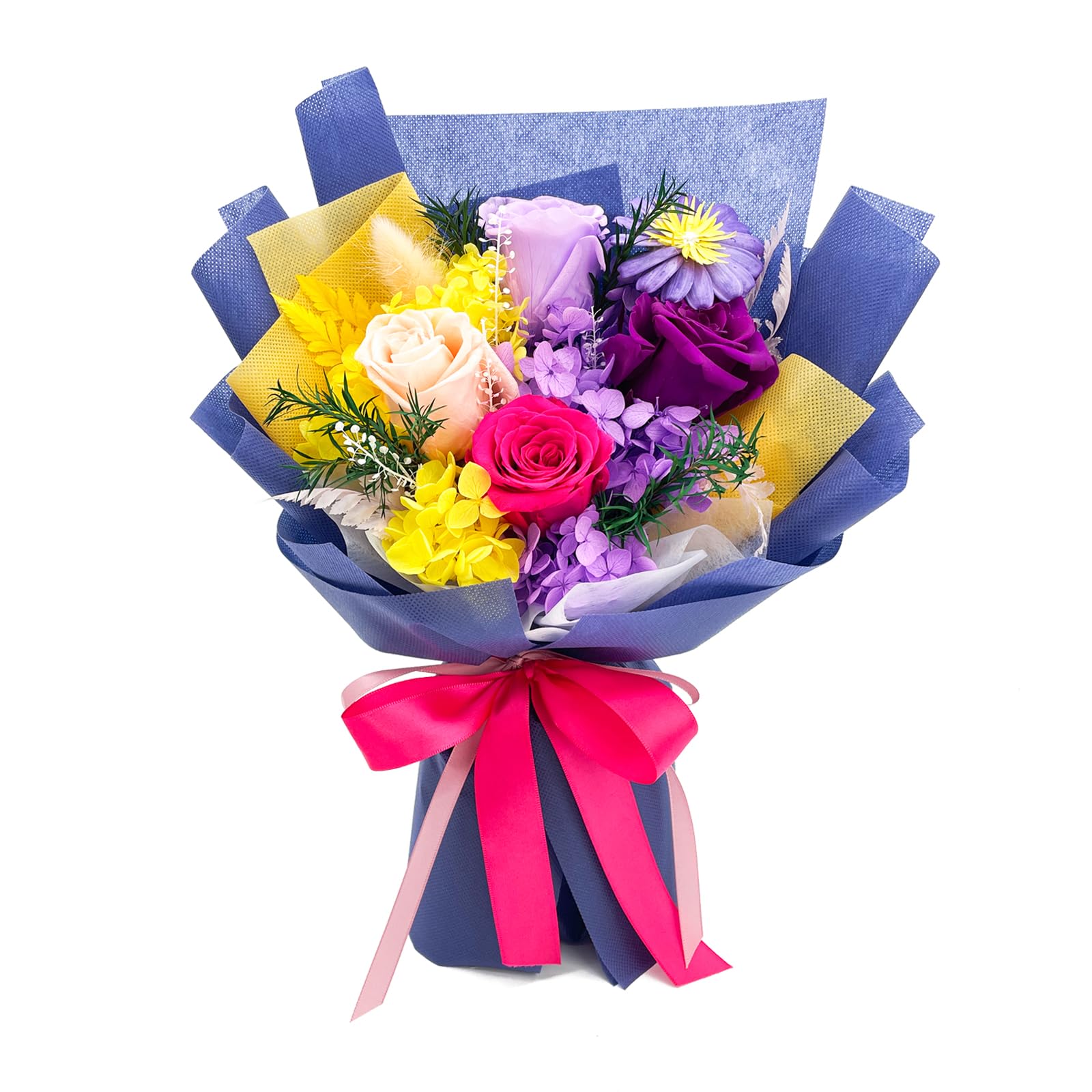 Preserved Rose Bouquet Gift Box for Women & Mom