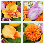 Artificial Tulip & Dahlia Table Centerpiece Decor
