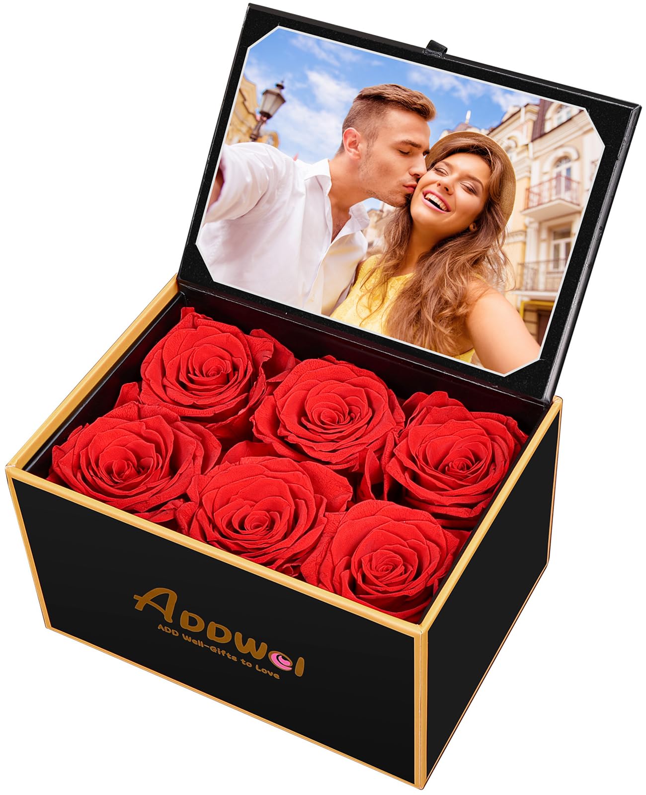 ADDWel Preserved Roses Gifts for Women,Eternal Roses That Lasts Years Birthday