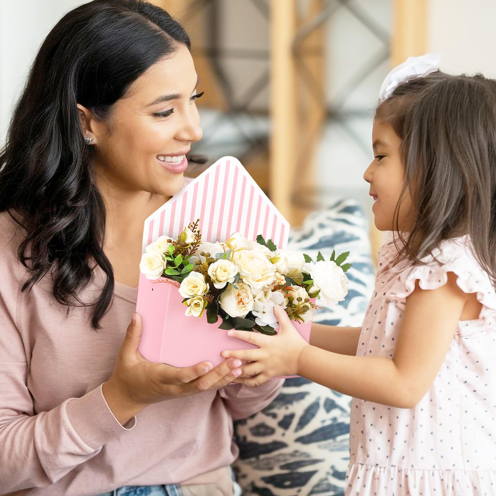 12-Piece Floral Envelope Bouquet Gift Boxes