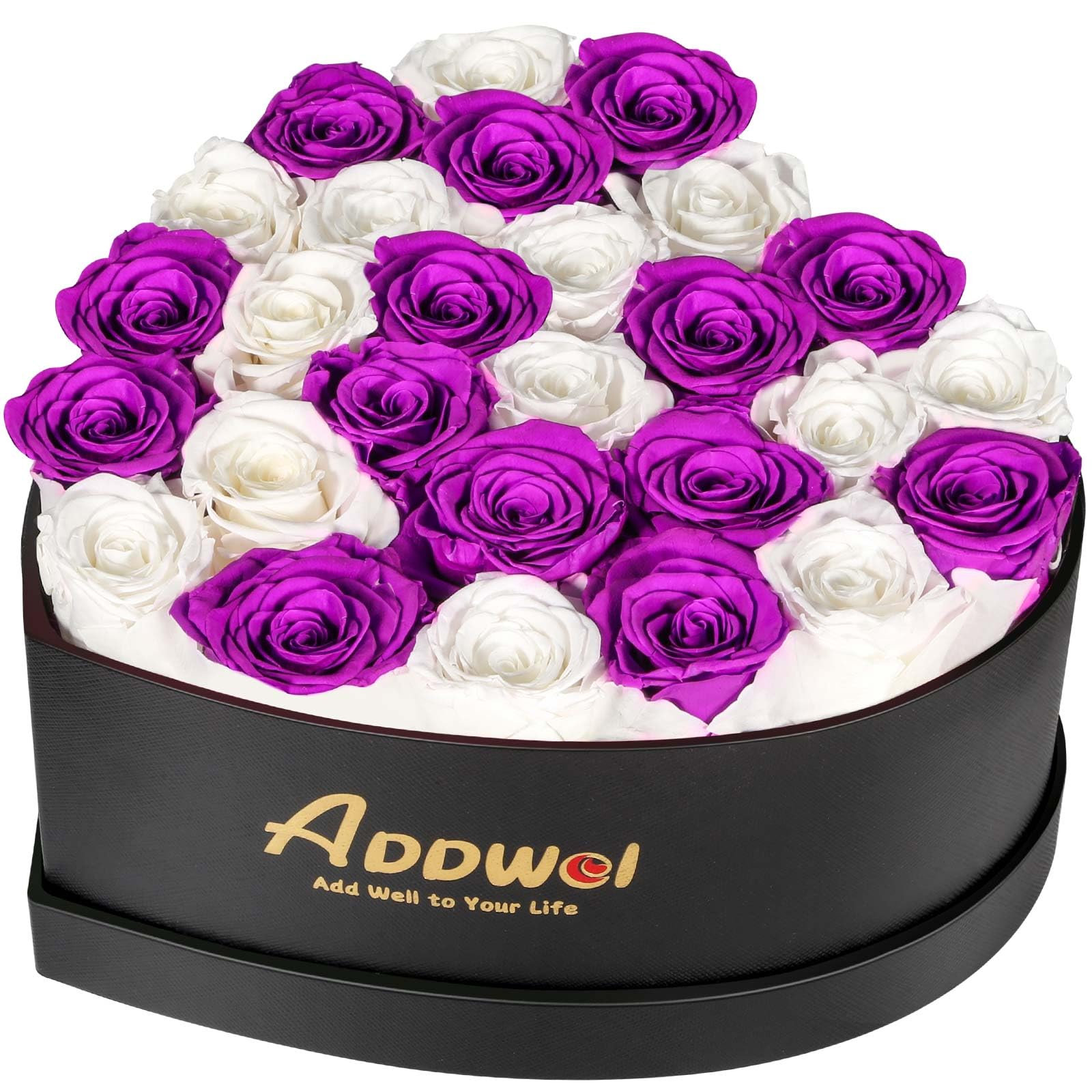 ADDWel Preserved Roses Gifts for Women,Eternal Roses That Lasts Years Birthday