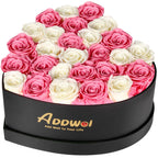 ADDWel Preserved Roses Gifts for Women,Eternal Roses That Lasts Years Birthday