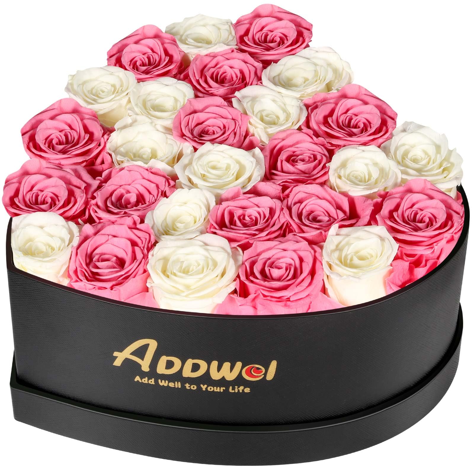 ADDWel Preserved Roses Gifts for Women,Eternal Roses That Lasts Years Birthday