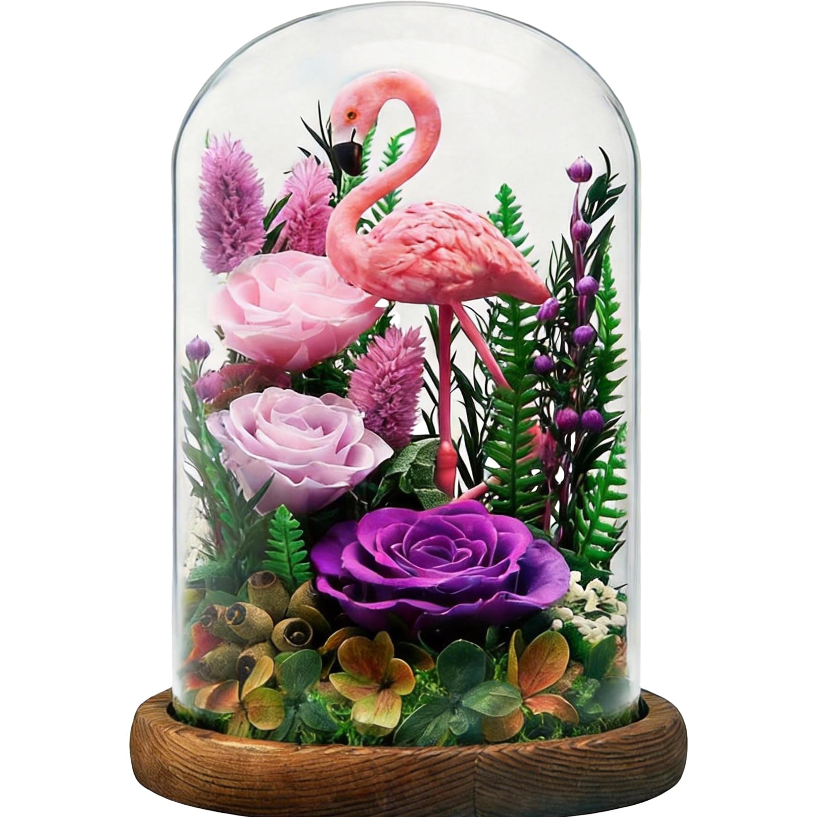 Eternal Flower Gift with Butterfly for Mom & Her