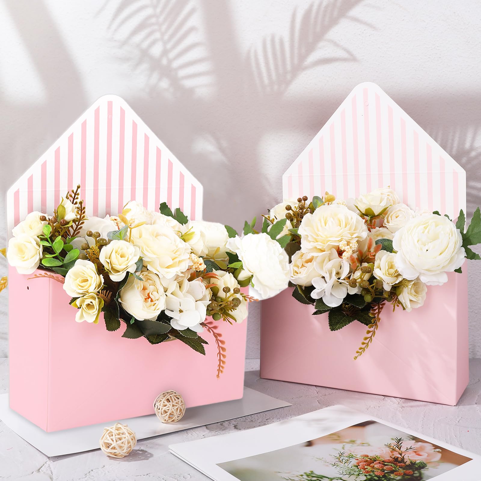 12-Piece Floral Envelope Bouquet Gift Boxes