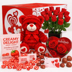 Valentine’s Chocolate & Rose Gift Box