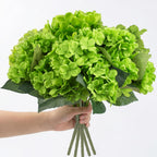 Artificial Hydrangea Bouquet with Long Stems