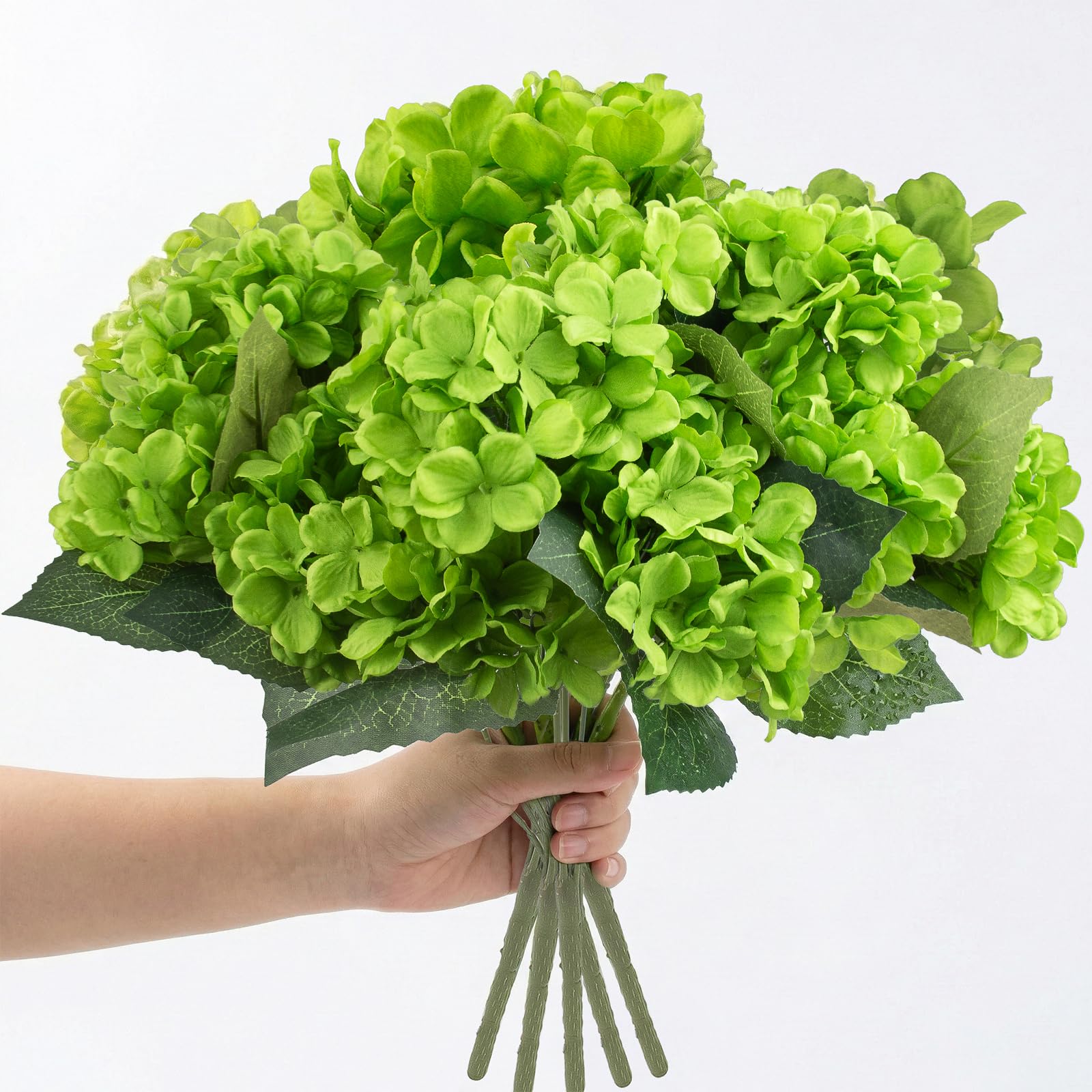 Artificial Hydrangea Bouquet with Long Stems