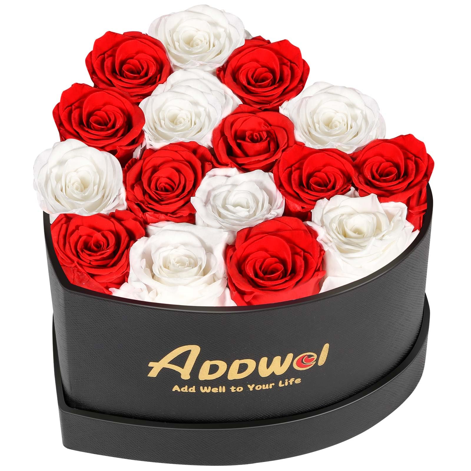 ADDWel Preserved Roses Gifts for Women,Eternal Roses That Lasts Years Birthday