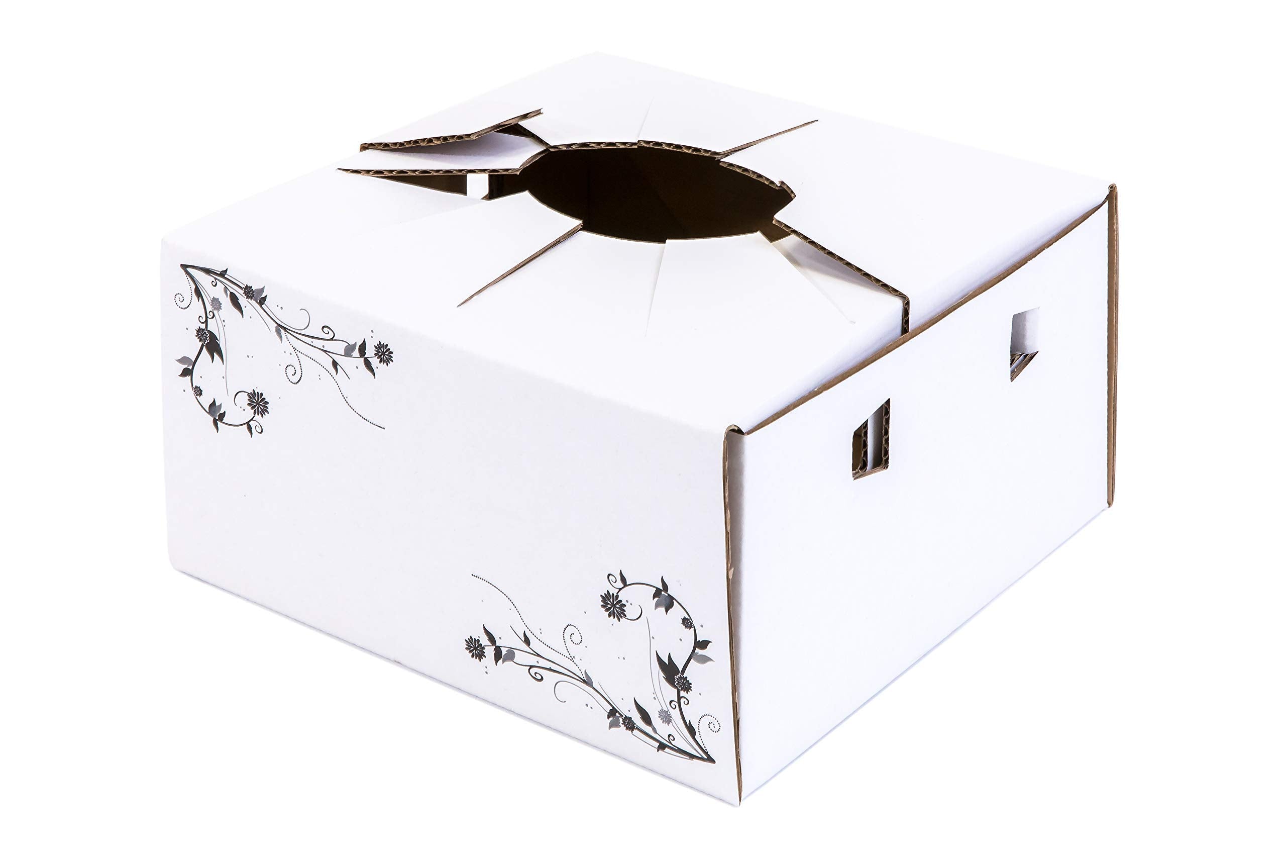 Cardboard Boxes for Delivery - Vase Boxes (8"x 8"x 4") - Sell in Bundle of 10 or 50