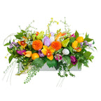 Artificial Tulip & Dahlia Table Centerpiece Decor