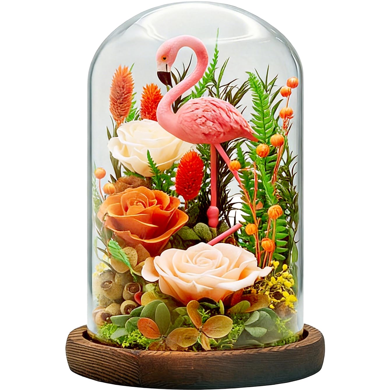 Eternal Flower Gift with Butterfly for Mom & Her