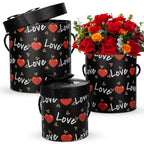 3-Piece Round Nesting Gift Box Set for Flower Arrangements