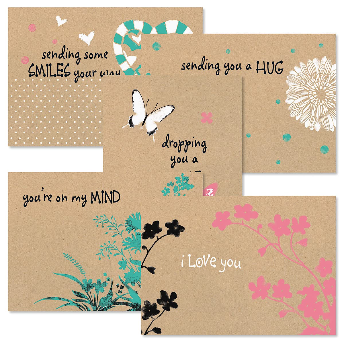 20-Pack Thinking of You Greeting Card Set
