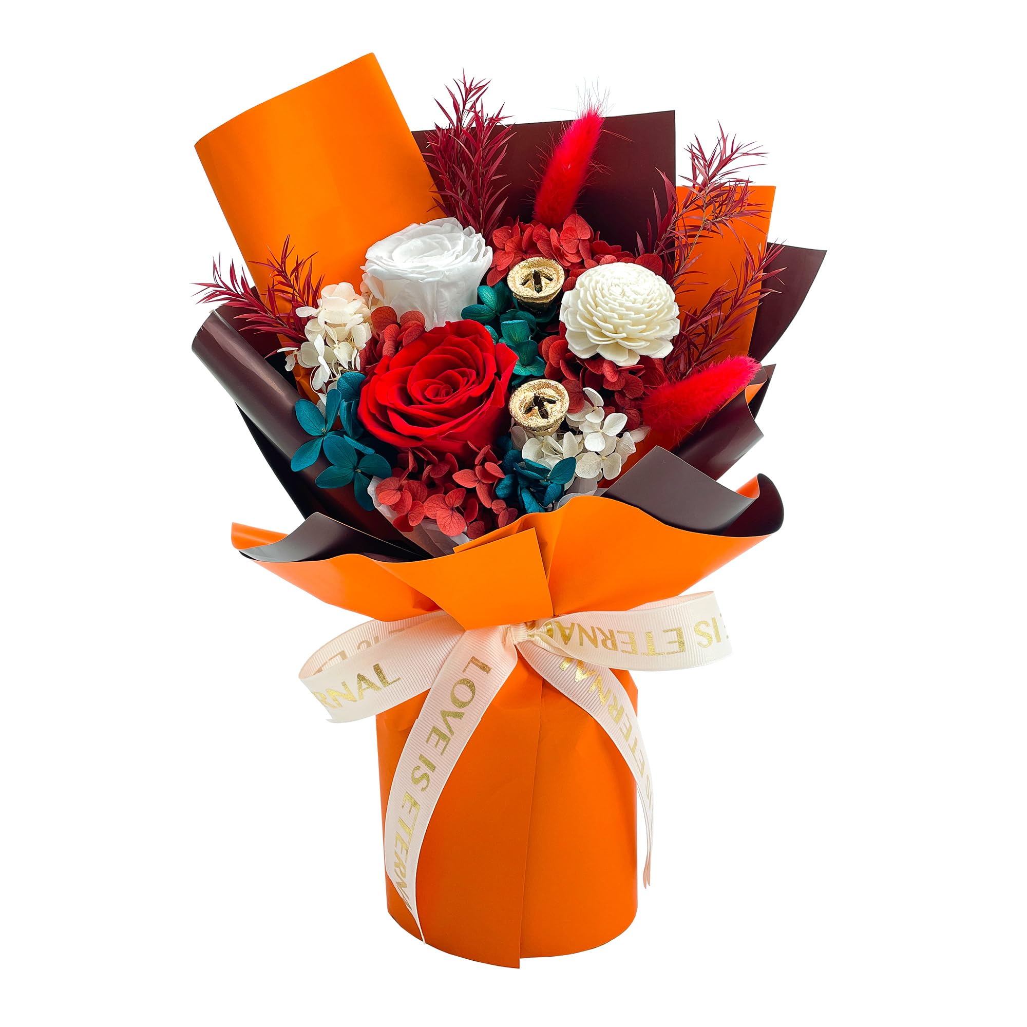 Preserved Rose Bouquet Gift Box for Women & Mom