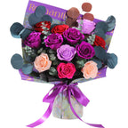 Preserved Rose Bouquet Gift for Her & Mom