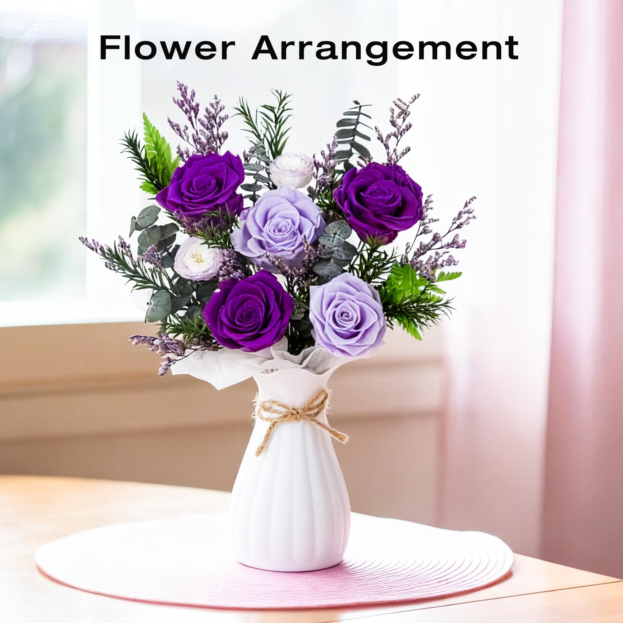 Vrioca Flowers for Delivery, Preserved Flowers Bouquets, Birthday Gifts for Women Mom