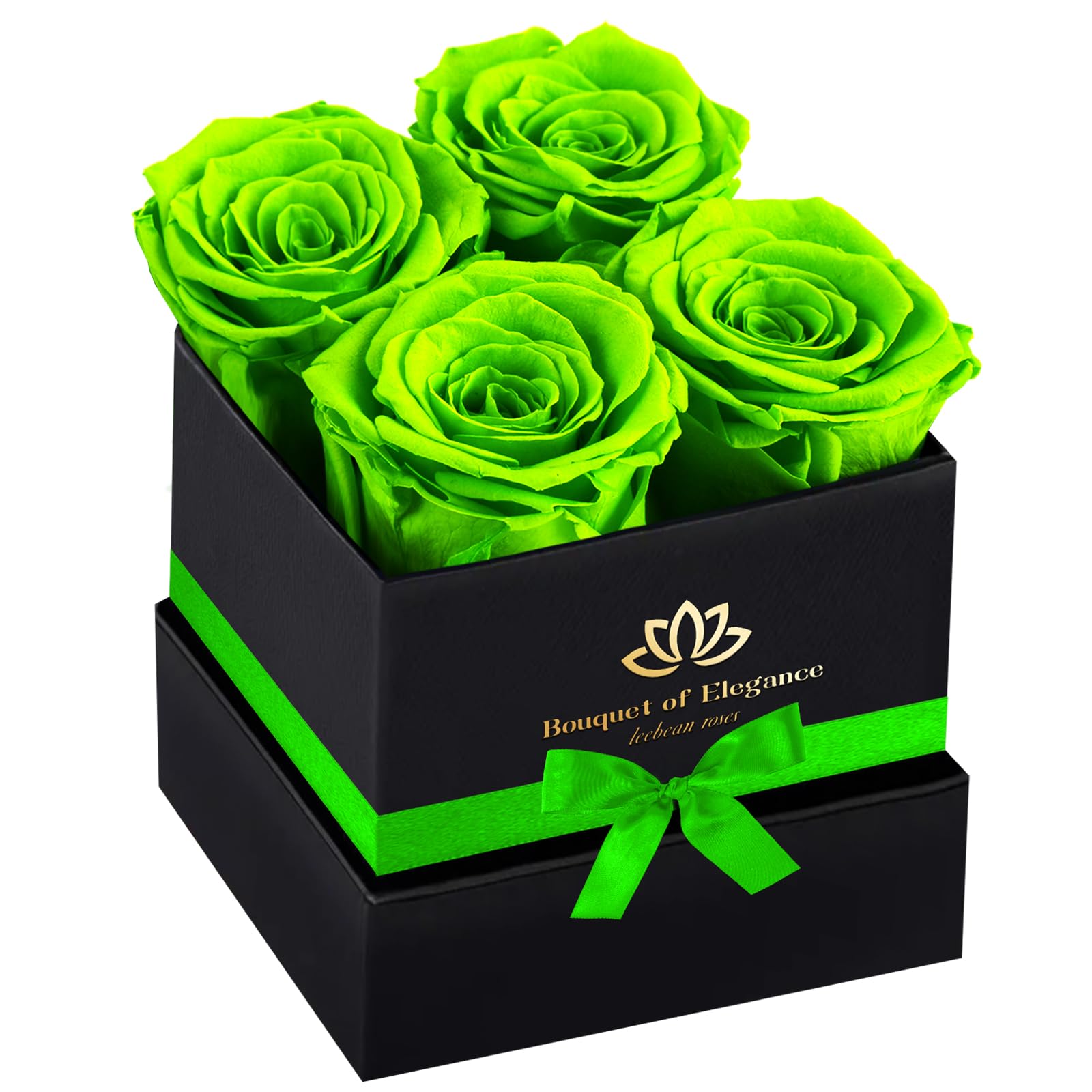 Leebean Forever Flowers Roses in A Box,Real Preserved Flowers,Preserved Roses,Preserved Flowers