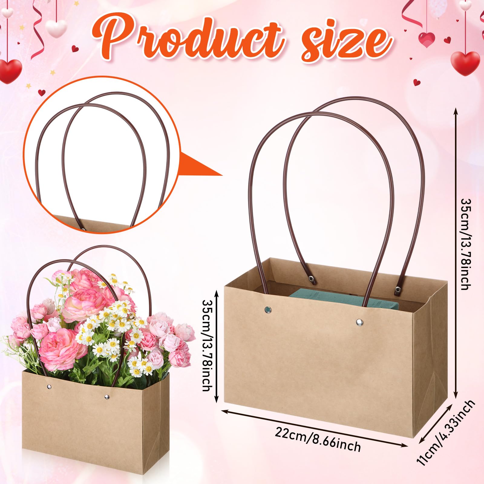 6-Set Flower Gift Boxes with Floral Foam Blocks