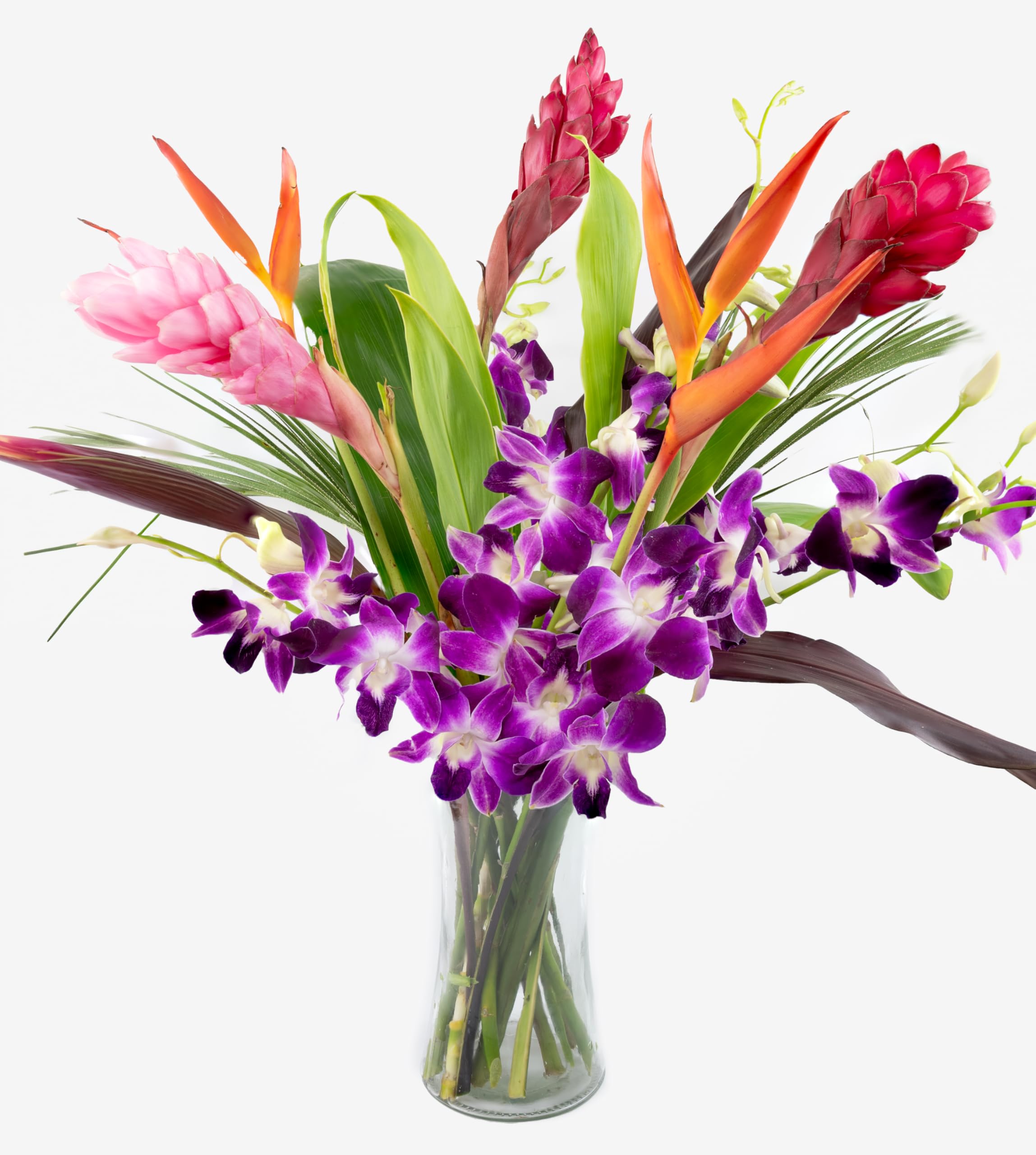 Tropical Orchid & Hawaiian Flower Bouquet