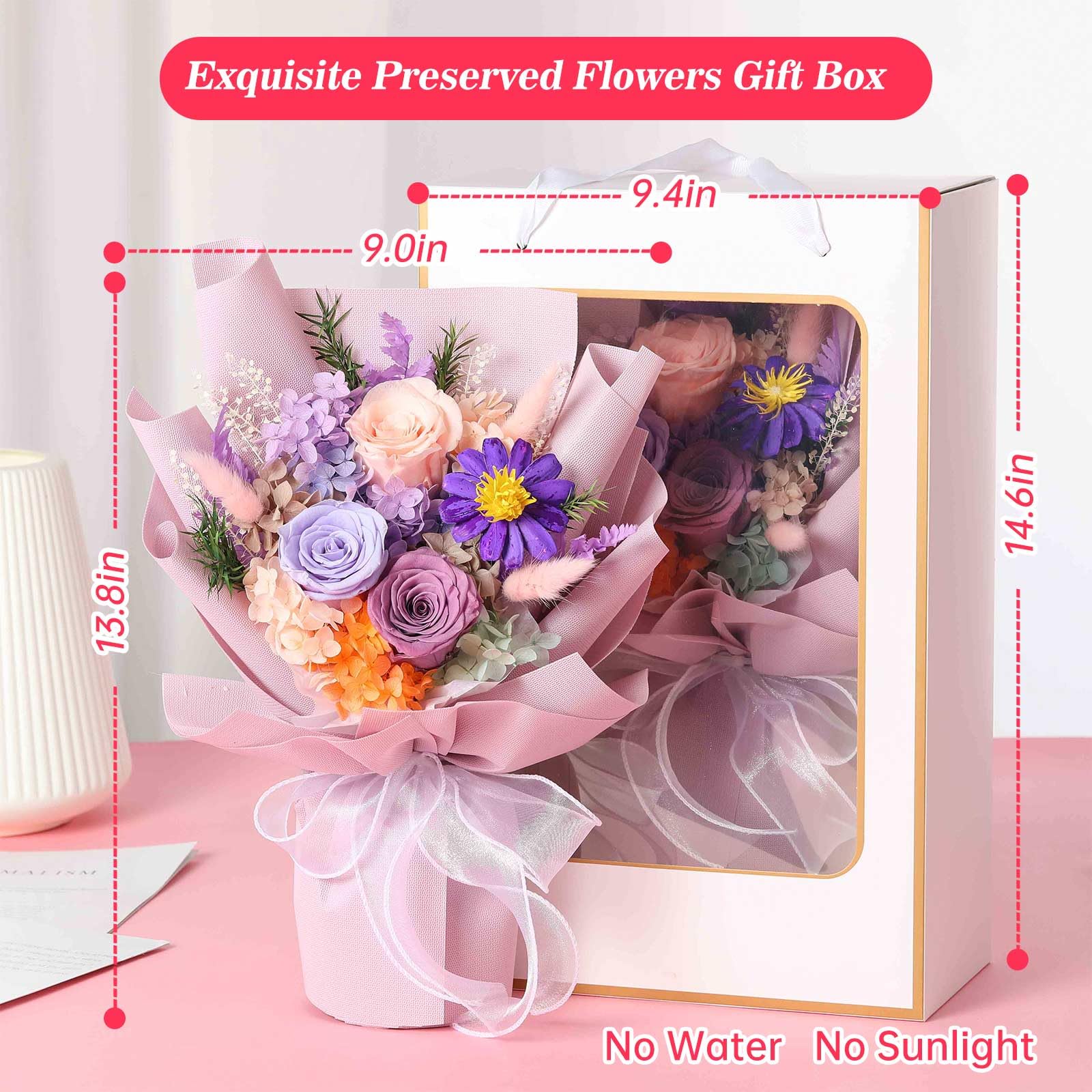 Preserved Rose Bouquet Gift for Mother & Her