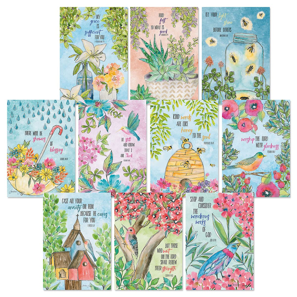 20-Pack Thinking of You Greeting Card Set