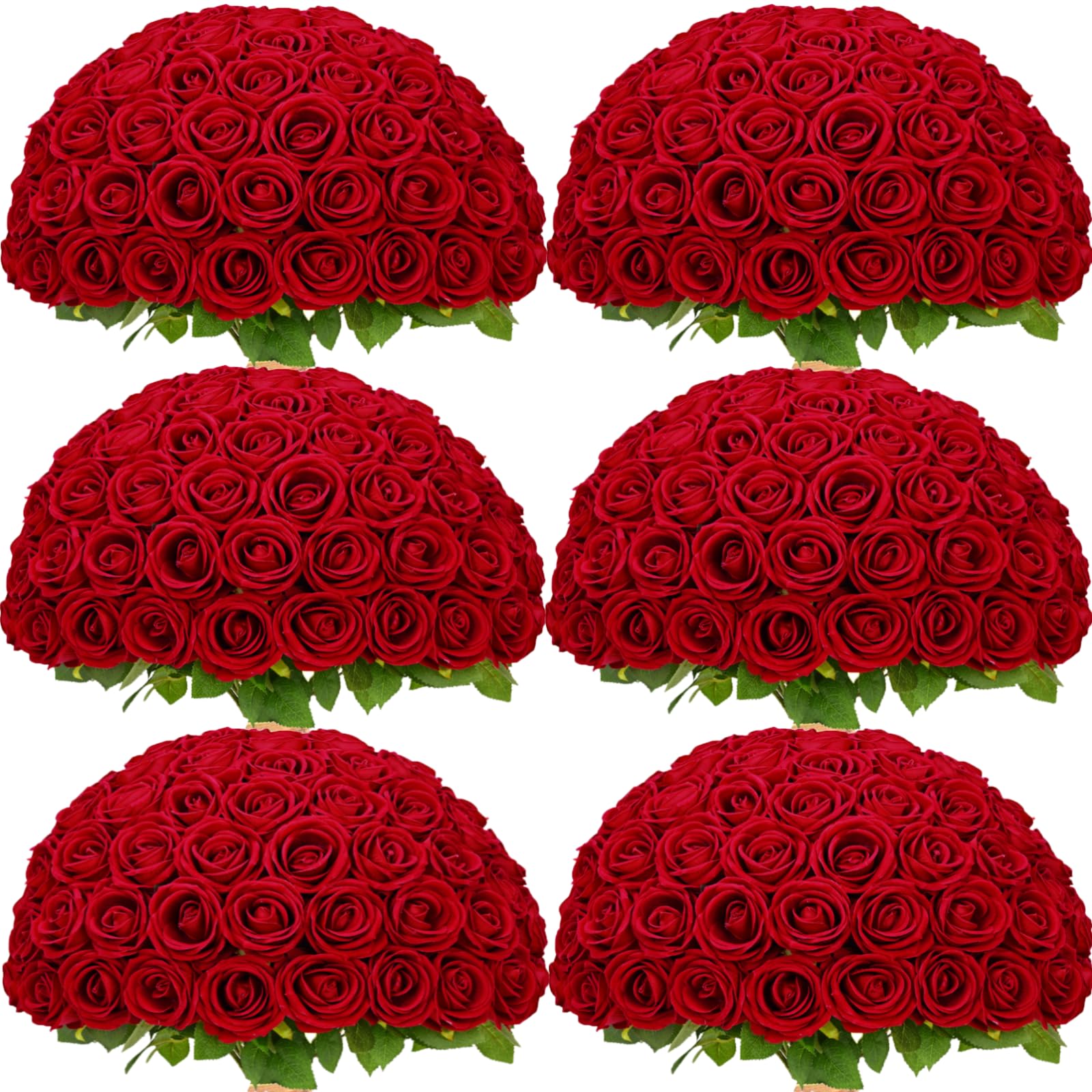 Waipfaru Fake White Flowers for Wedding