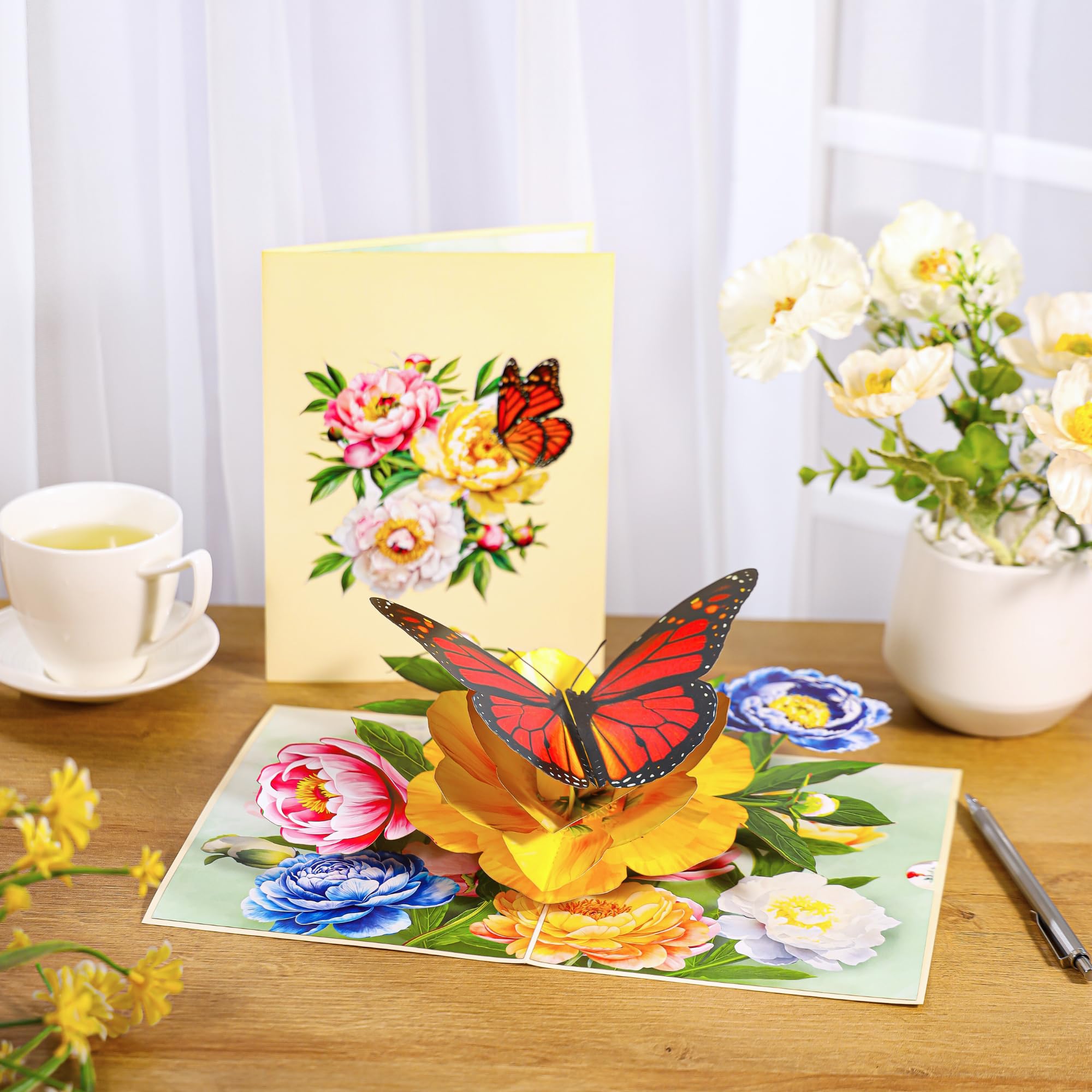 Cherry Blossom 3D Pop-Up Greeting Card