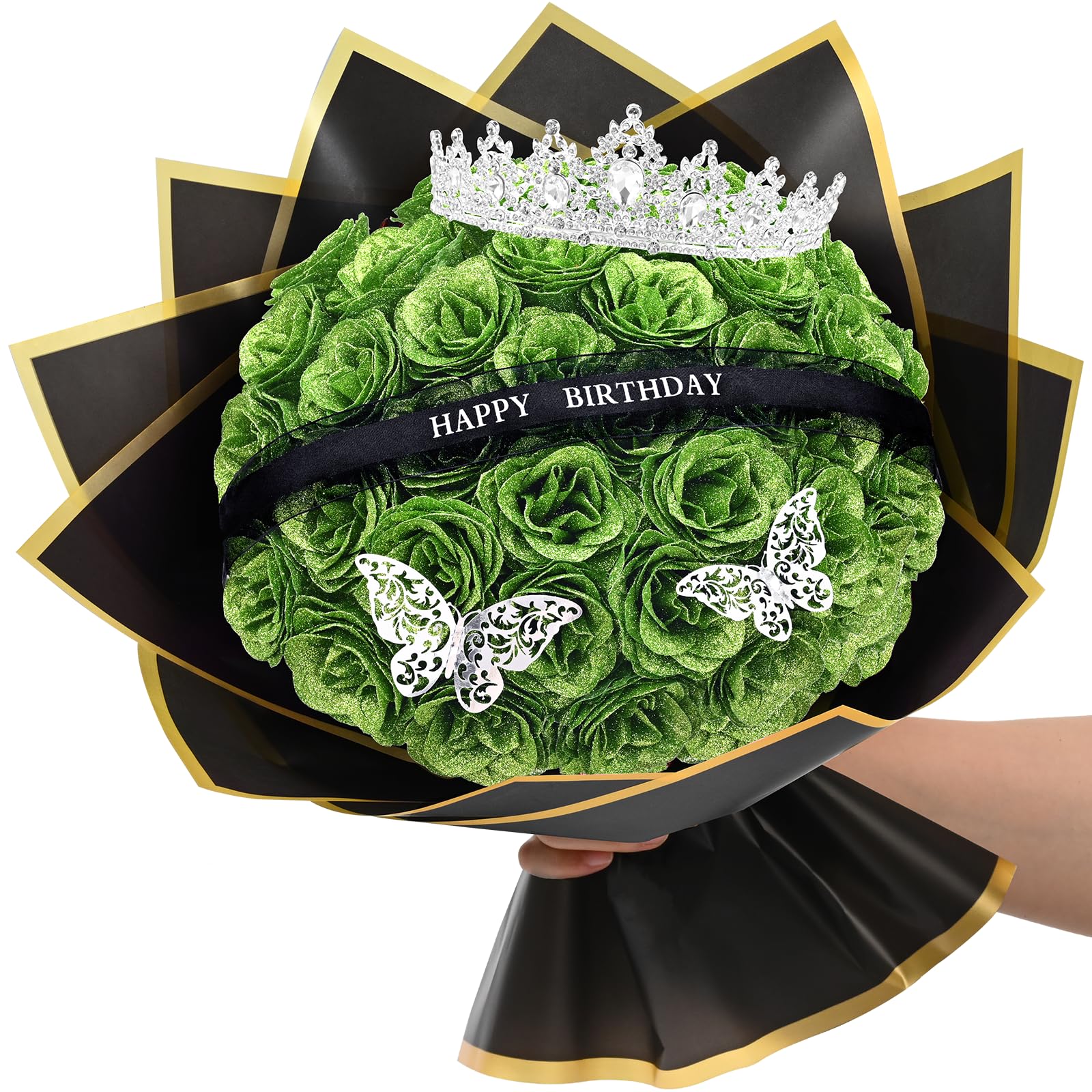 Waipfaru Glitter Roses Bouquet