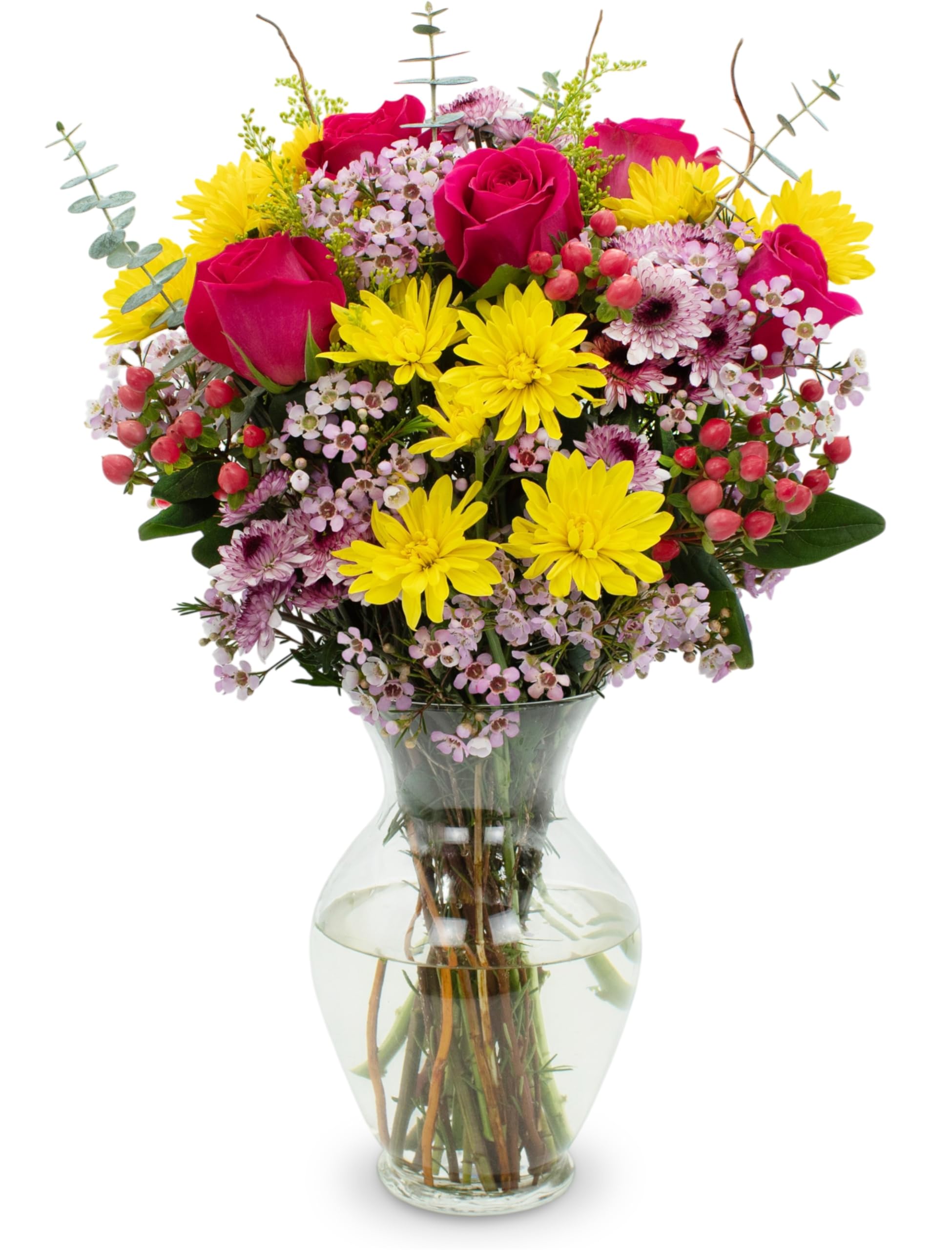 Mother’s Day Bouquet with Vase Gift Set